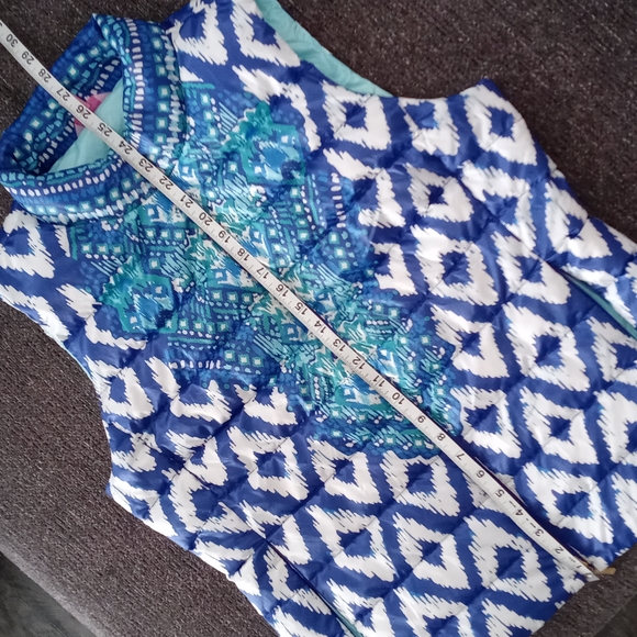 💙HTF/RARE Lilly Pulitzer💙 - Essia Masterpiece Puffer Vest - Picture 15 of 15